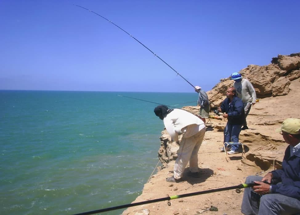 Pêche Agadir : journée côtière avec déjeuner sur la plage