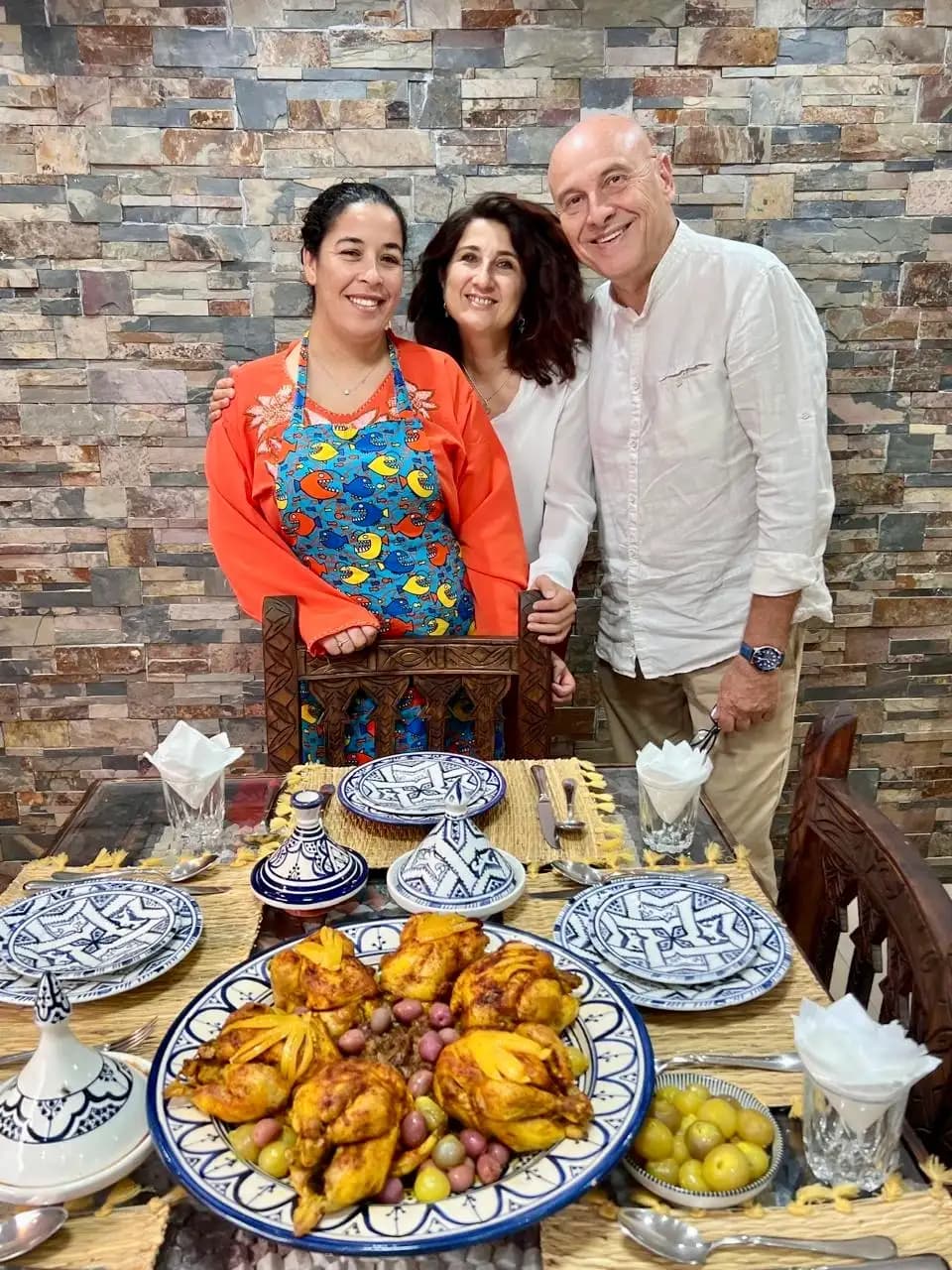 Il est temps de manger notre plat cuisiné a Agadir