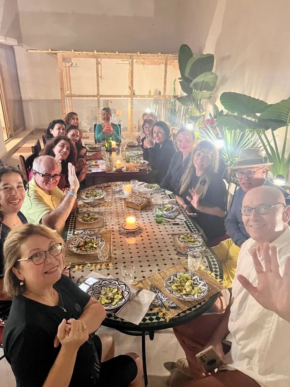 Groupe pour cours de cuisine a Agadir