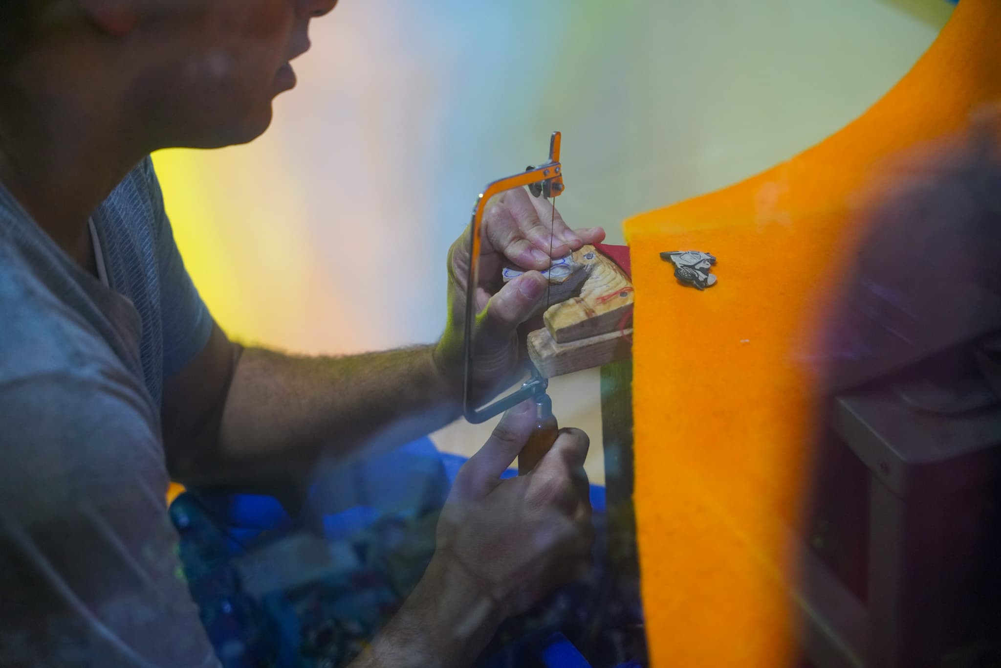 Création de bijoux a partir de corne de boeuf agadir