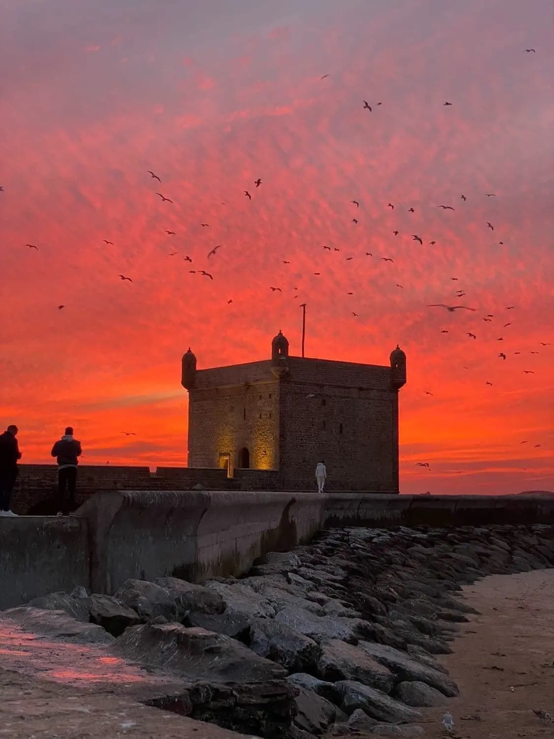 Couche de soleil a Essaouira