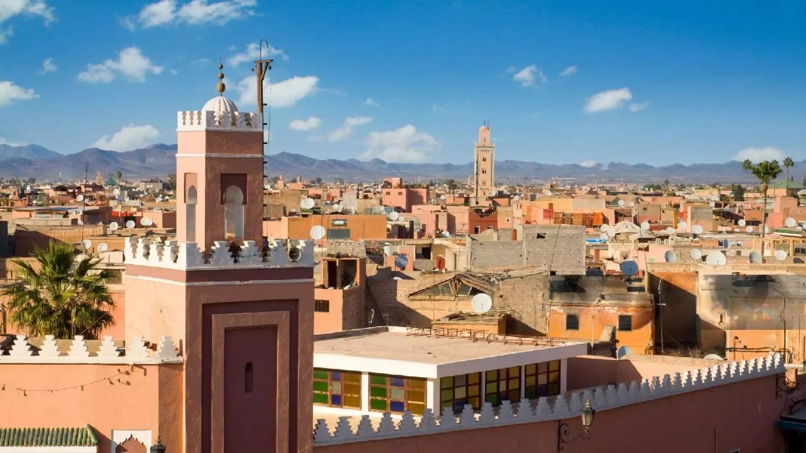 Marrakech depuis un rooftop