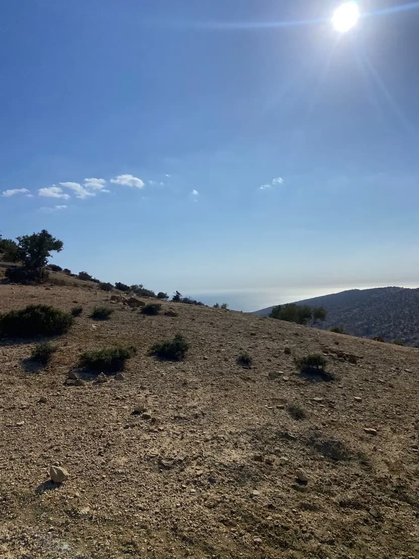 Point de vue pendant la randonnee quad