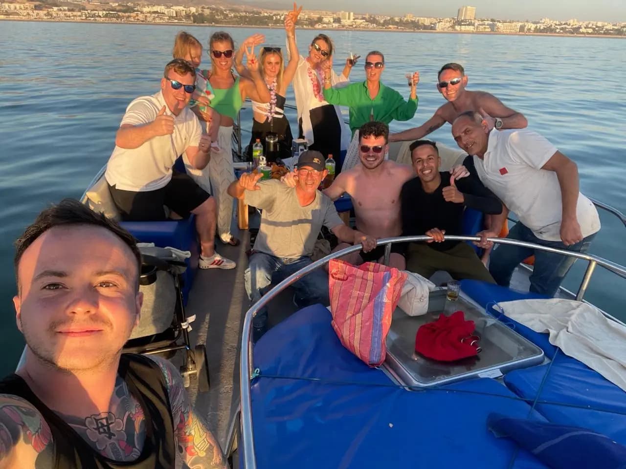 Sortie bateau Agadir : peche, baignade et grillade a bord