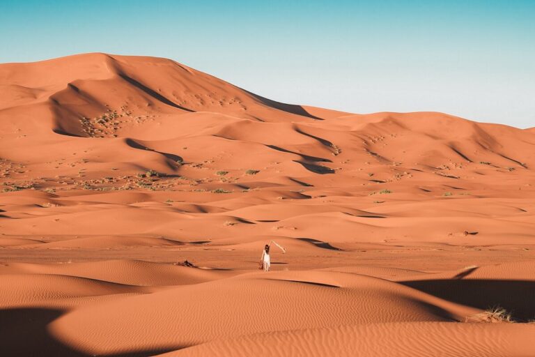 alone in the moroccan desert