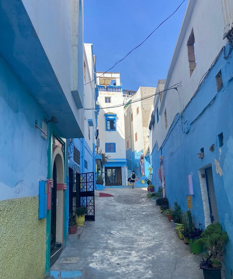 Calle azul