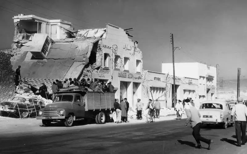 Edificio destruido terremoto Agadir 1960