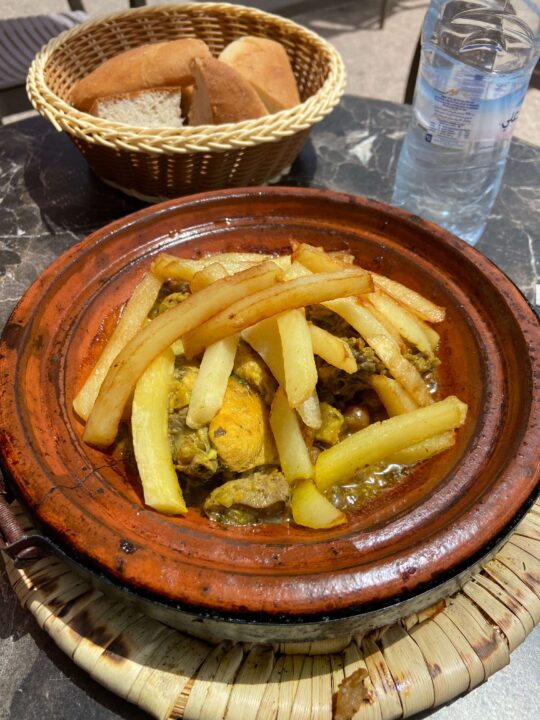 Cours de cuisine Agadir : Tajine frite poulet