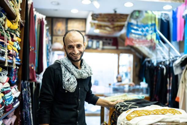 Portrait of a business owner in his store