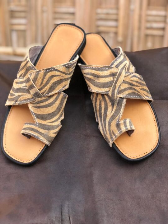Pair of super quality custom-made sandals for women