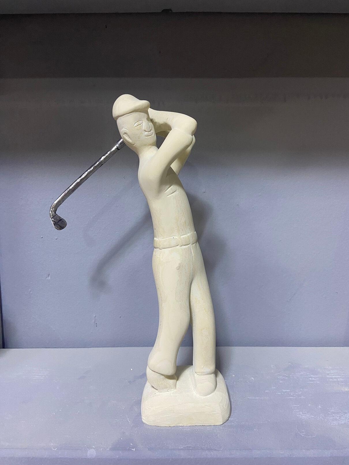 sculpture golfer agadir