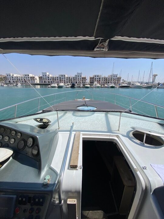 boat in the port of Agadir