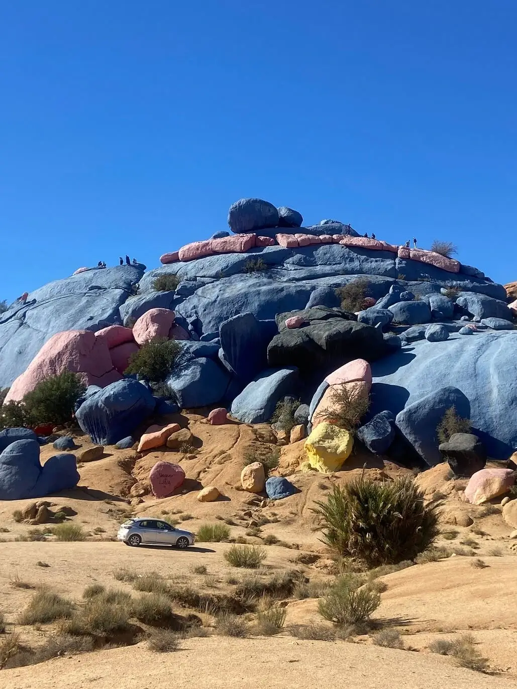 Colorful rocks Tafraoute Morocco