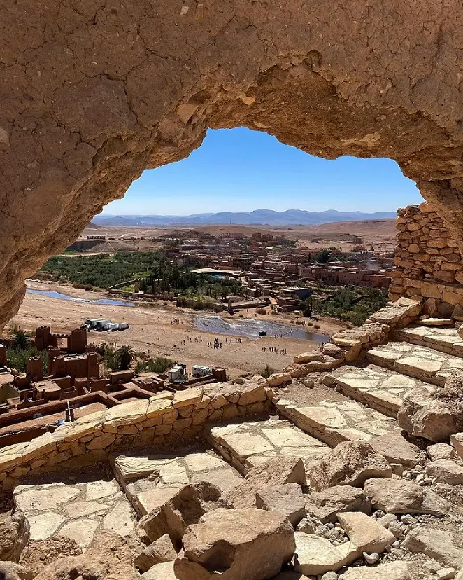 vue trou dans le mur maroc