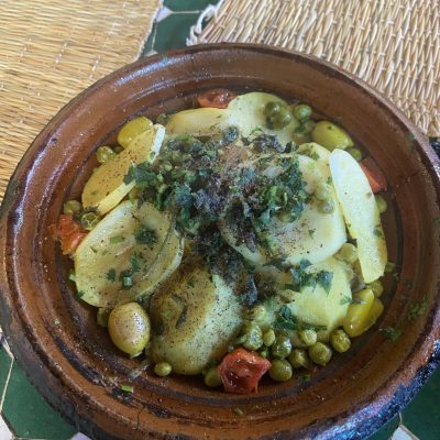 Clase de cocina Agadir - tajine pollo verduras